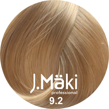 Vopsea de Par - J.Maki Professional Vopsea permanenta 9.2/Blond perlat foarte deschis 60ml - Eterna Beauty