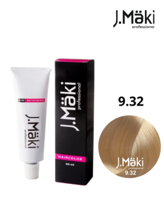 Vopsea permanentă J.Maki 9.32 Blond bej foarte deschis 60 ml [1]