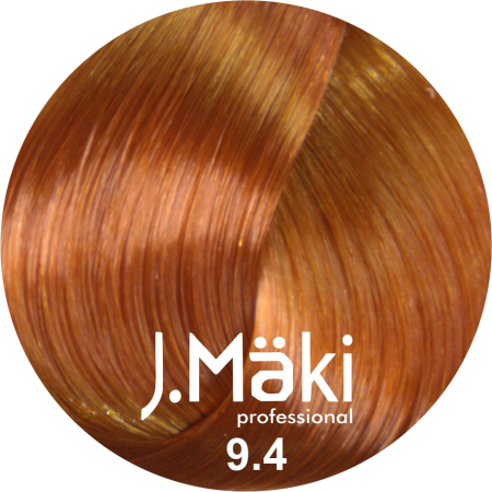 Vopsea de Par - J.Maki Professional Vopsea permanenta 9.4/Blond cupru foarte deschis 60ml - Eterna Beauty