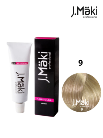 Vopsea permanentă J.Maki 9 Blond foarte deschis 60 ml [1]