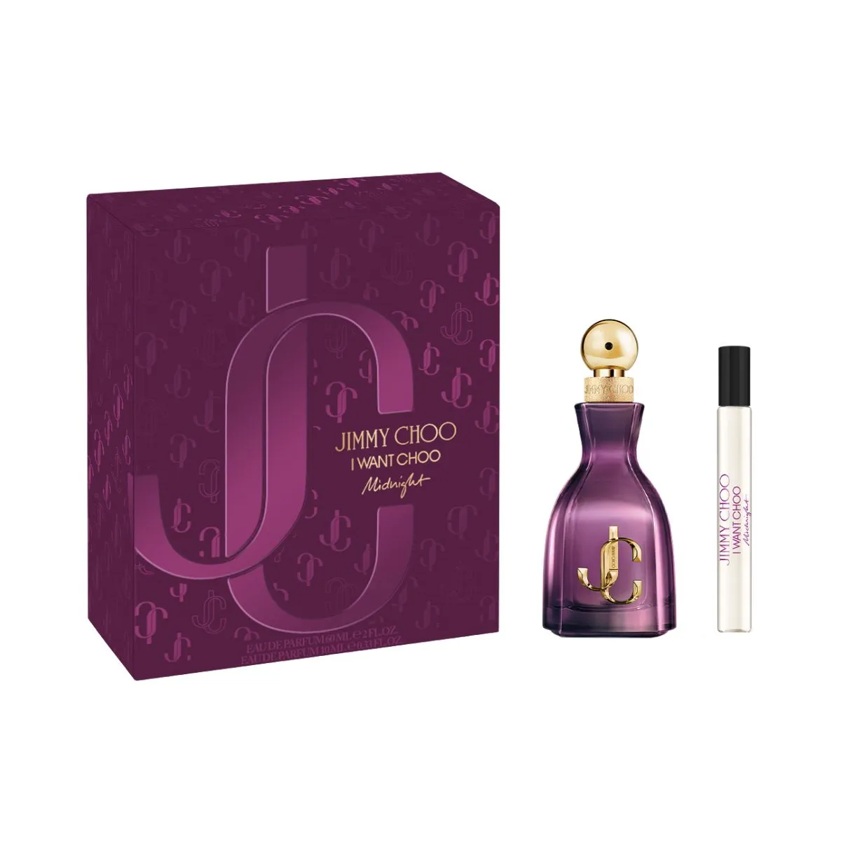 Parfumuri - Jimmy Choo I Want Choo Midnight - Set Cadou (Apă de Parfum 60 ml + Apă de Parfum 10 ml), Femei - imagine principală