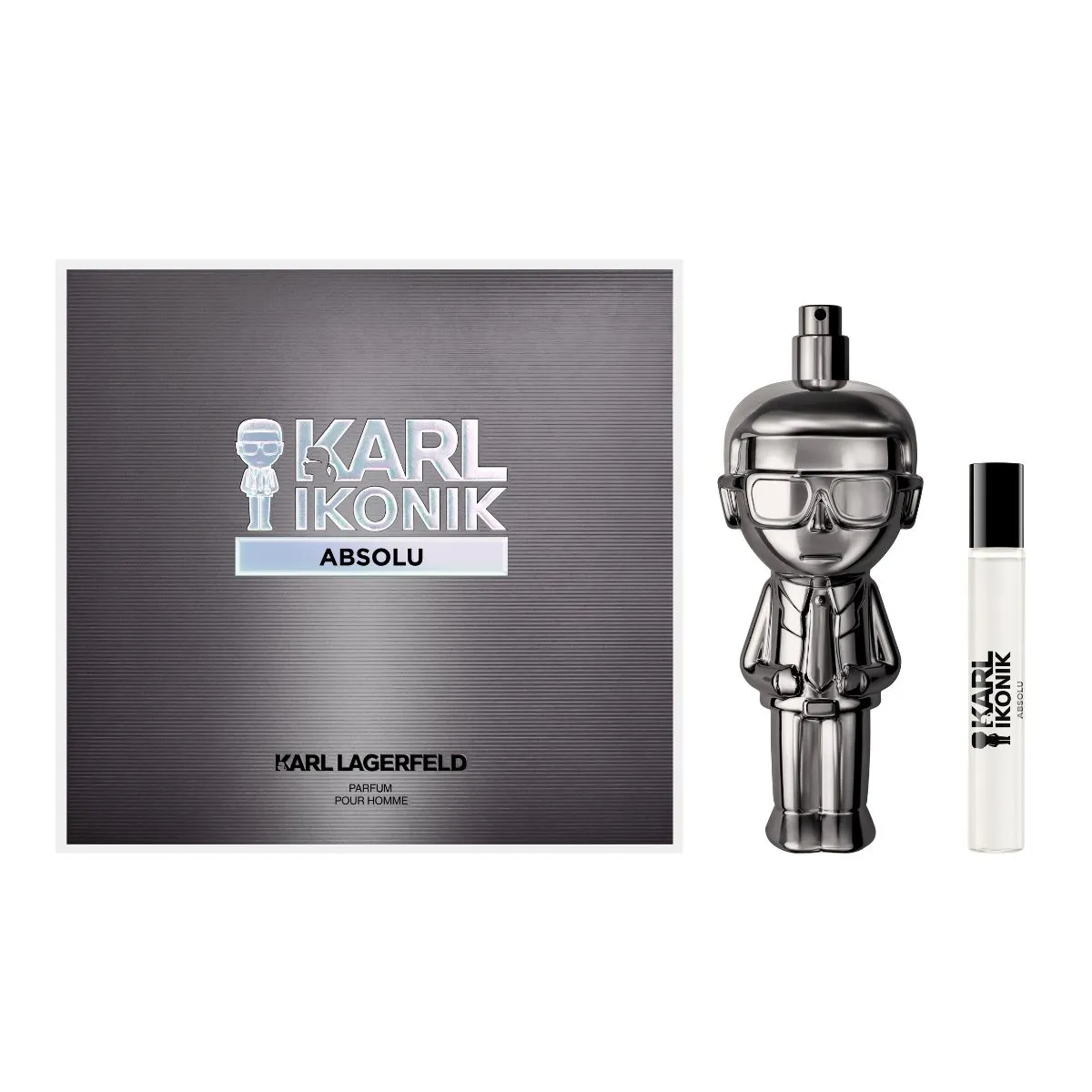 Parfumuri - Karl Lagerfeld Ikonik Absolu - Set Cadou (Parfum 60 ml + Parfum 7,5 ml), Bărbați - imagine principală