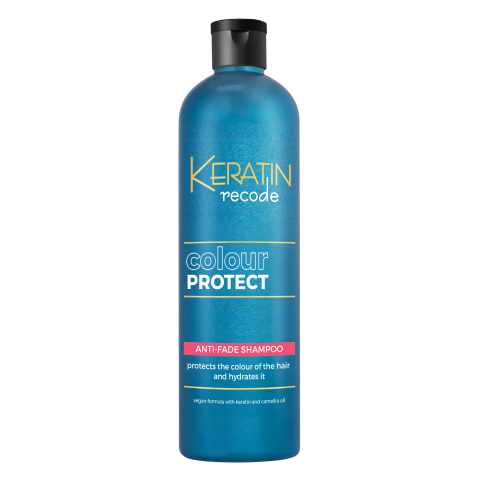 Keratin Recode Colour Protect AntiFade  Sampon Pentru Protectia Culorii Parului Colorat 400 ml - Eterna Beauty