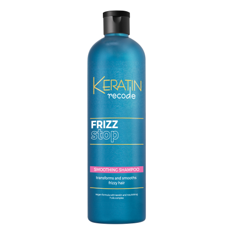 Keratin Recode Frizz Stop Smoothing  Sampon Pentru Calmarea Parului Rebel 400 ml - Eterna Beauty