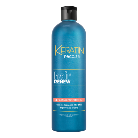 Haircare – produse pentru îngrijirea părului - Keratin Recode Hair Renew Repairing Balsam Pentru Ingrijirea Parului Uscat Si Deteriorat 400 ml - Eterna Beauty