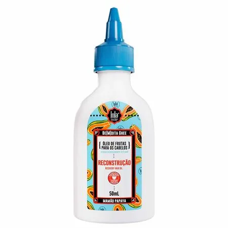 Haircare – produse pentru îngrijirea părului - Lola Cosmetics Be(M)dita Ghee Papaya & Keratină Vegetală - Ulei de păr, 50 ml - imagine produs