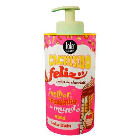 Crema Modelatoare - Lola Cosmetics Cachinho Feliz Kids Chocolate - Cremă de styling, 480 g - imagine produs