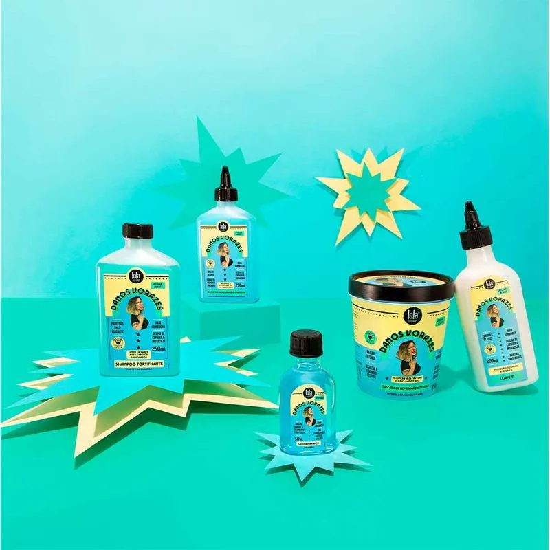 Lola Cosmetics Danos Vorazes - mască reparatoare pentru păr deteriorat, 450 g - imagine produs [1]