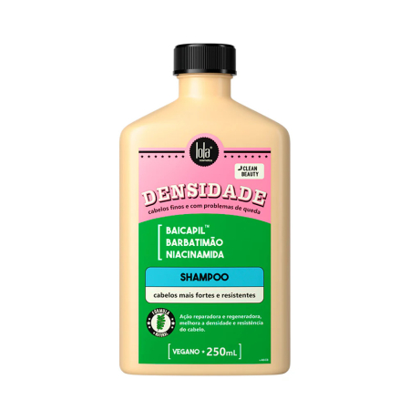 Haircare – produse pentru îngrijirea părului - Lola Cosmetics Densidade - șampon pentru păr fin și lipsit de volum, 250 ml - imagine produs