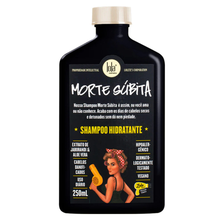 Sampon Clasic - Lola Cosmetics Morte Súbita - șampon hidratant pentru păr uscat, 250 ml - imagine produs