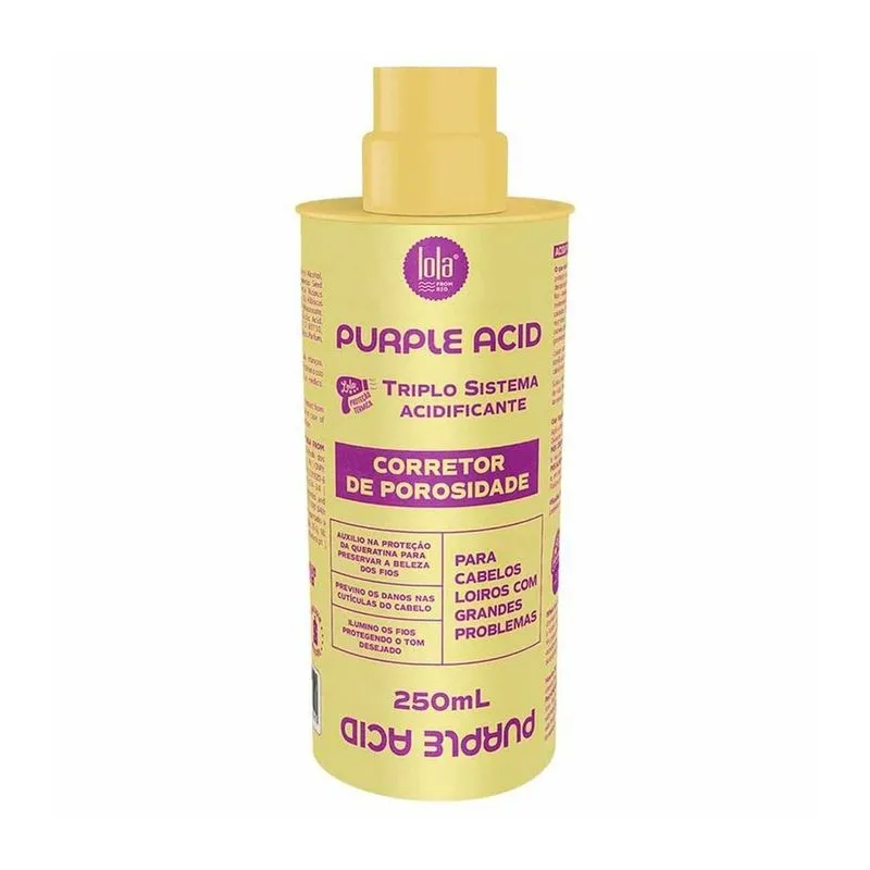 Tratament - Lola Cosmetics Purple Acid - tratament acidifiant cu pigment violet, 250 ml - imagine produs