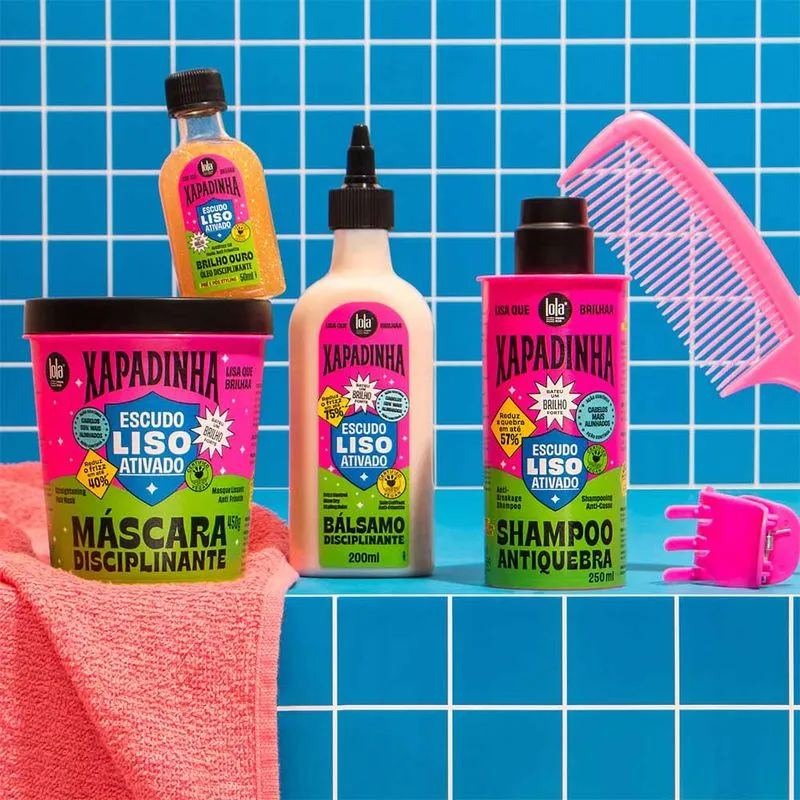 Lola Cosmetics Xapadinha - mască anti-frizz pentru păr rebel, 450 g - imagine produs [4]