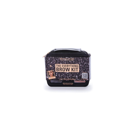 Makeup Revolution The Everything Brow Kit - Set pentru sprâncene, 8 piese - imagine produs [1]