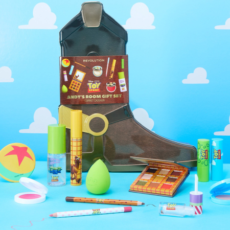 Makeup Revolution x Disney Toy Story Andy's Room - Set cadou cu 12 produse - imagine produs [1]