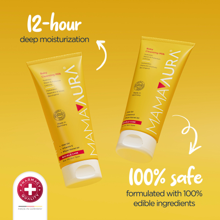 Mamaaura Baby Cleansing Milk - lapte de curățare pentru bebeluși, 200 ml - imagine produs [2]