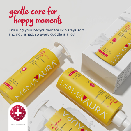 Mamaaura Baby Moisturizing Cream - cremă hidratantă pentru bebeluși, 200 ml - imagine produs [4]