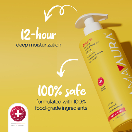 Mamaaura Baby Oil - ulei pentru pielea bebelușului, 200 ml - imagine produs [2]