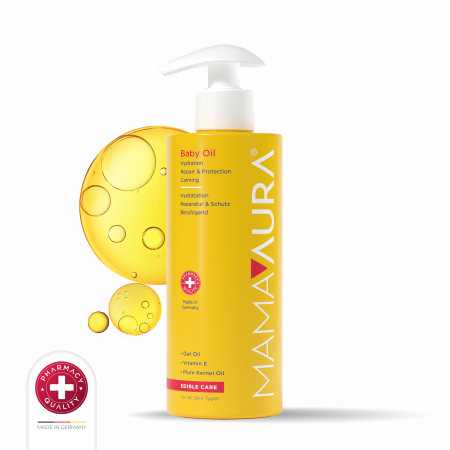 Ulei pentru Corp - Mamaaura Baby Oil - ulei pentru pielea bebelușului, 200 ml - imagine produs
