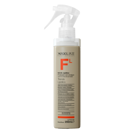 Tratamente și Măști pentru Păr - Maxiline Professional Trends Lipid Sos RinseFree Hair Finisher  Fluid Cu Lipide Fara Clatire Pentru Ingrijirea Parului Blond Si Colora 200 ml - Eterna Beauty