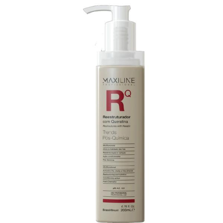 Tratament - Maxiline Professional Trends Pos-Quimica Restructurer with keratin Tratament restructurant cu cheratina 200  ml - Eterna Beauty