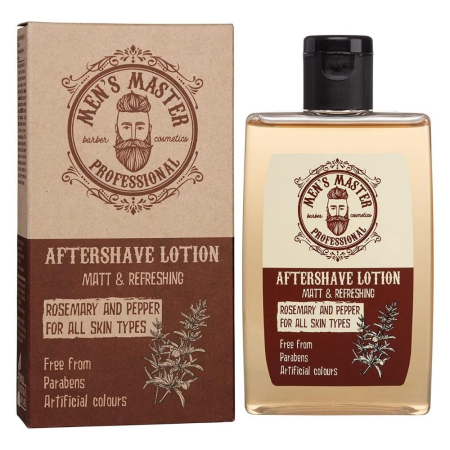 Ras & After Shave - Men's Master Pro Rosemary & Pepper - Loțiune after shave, 120 ml - imagine principală