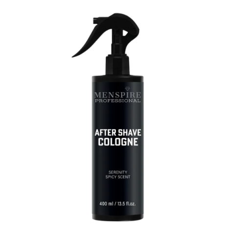 After Shave - Menspire Professional Aftershave Cologne Serenity Spicy Scent - Lotiune after shave 400 ml - Eterna Beauty