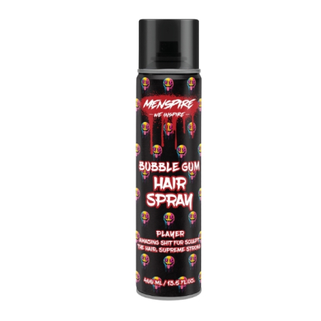 Barber Studio - Menspire Professional Bubble Gum Hair Spray - Spray Fixativ cu Aromă Dulce, Fixare Puternică, 400 ml