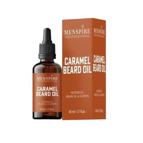 Îngrijire Barbă - Menspire Professional Notorious Camanel Beard Oil - Ulei De Barba cu argan si cheratina 50 ml - Eterna Beauty