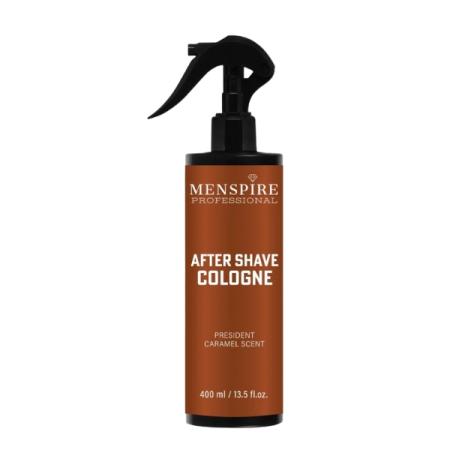 Barber Studio - Menspire Professional President Caramel - Loțiune After Shave cu Aromă de Caramel, 400 ml, Bărbați