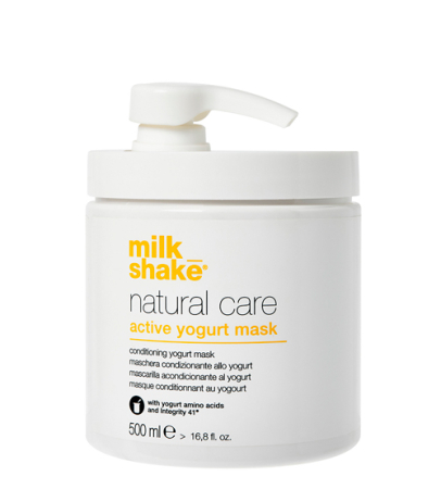 Masca - Milk Shake Natural Care Active Yogurt  Masca pentru par cu proteina din iaurt 500 ml - Eterna Beauty
