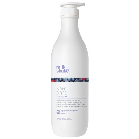 Sampon - Milk Shake Silver Shine  Sampon pentru par gri blond sau alb 1000 ml - Eterna Beauty
