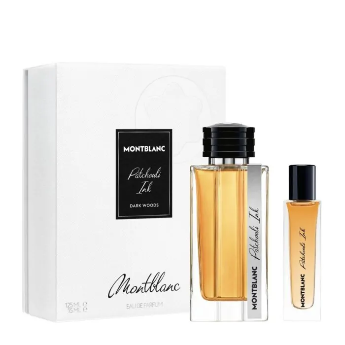 Seturi de Barbati - Mont Blanc Patchouli Ink Dark Woods - Set Cadou (Apa de parfum 125 ml + Apa de parfum 15 ml) Barbati - Eterna Beauty