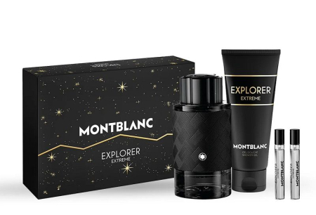 Parfumuri - Montblanc Explorer Extreme   Set Cadou (Parfum 100 ml + 2 x 7,5 ml + Gel de Duș 100 ml), Bărbați