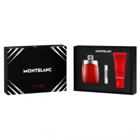 Parfumuri - Montblanc Legend Red - Set Cadou, EDP 100 ml + EDP 7,5 ml + Gel de duș 100 ml, Bărbați - imagine produs