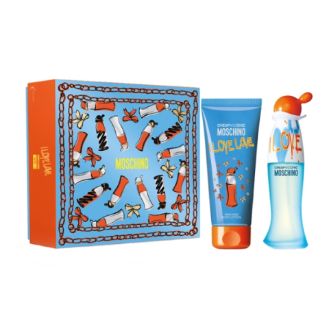 Citric - Moschino I Love Love - Set Cadou (Apa de toaleta 50 ml + Lotiune corp 100 ml) Femei - Eterna Beauty