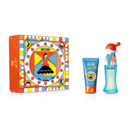 Seturi de Femei - Moschino I Love Love - Set cadou femei (EDT 30 ml + loțiune de corp 50 ml) - imagine produs