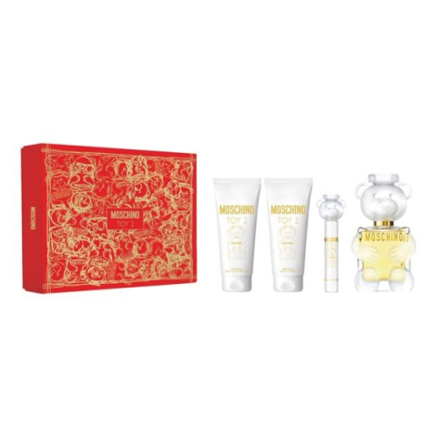 Fresh - Moschino Toy 2 - Set Cadou (Apa de parfum 100 ml + Lotiune corp 100 ml + Apa de parfum 10 ml + Gel de dus 100 ml) Femei - Eterna Beauty