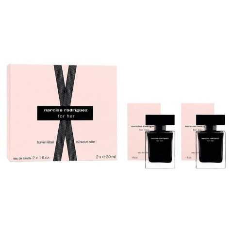Seturi Cadou - Narciso Rodriguez For Her Set Cadou: Apa de Toaleta 30 ml + Apa de Toaleta 30 ml Femei | Eterna Beauty