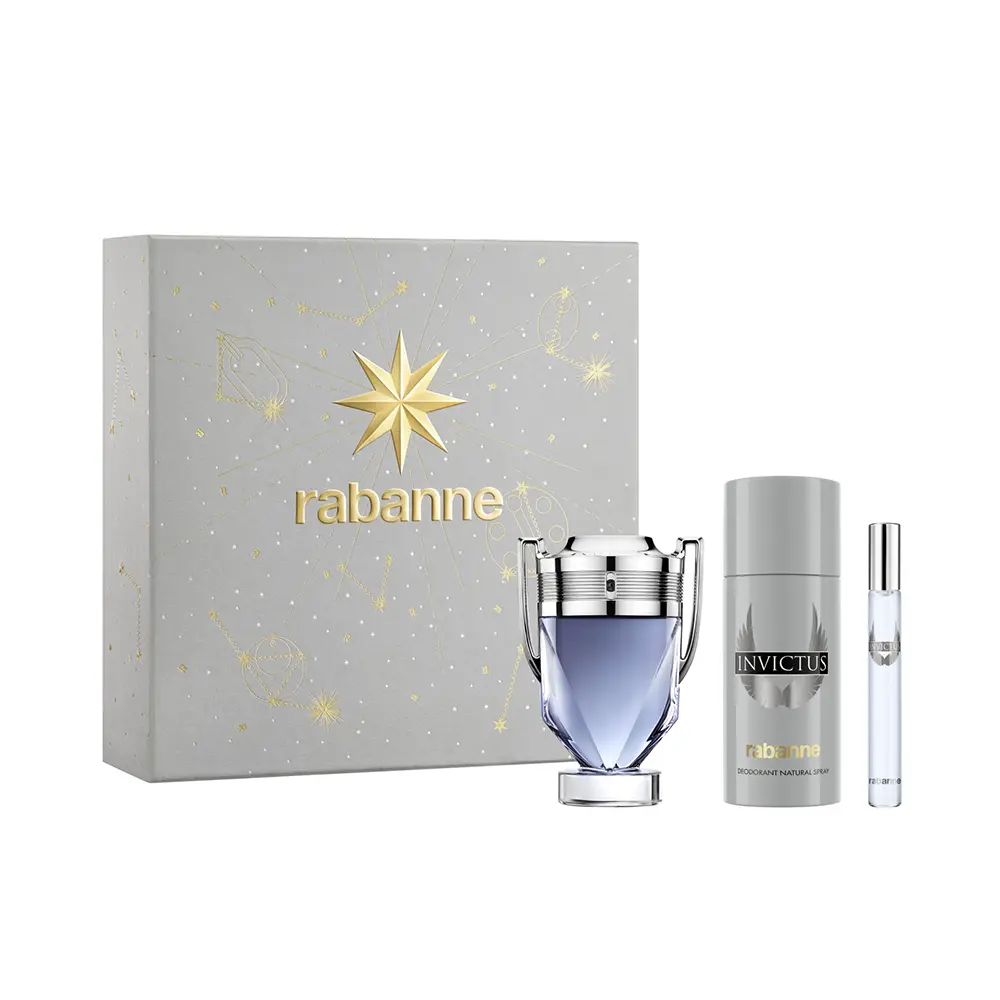 Fresh - Paco Rabanne Invictus - Set Cadou (Apa de toaleta 100 ml + Deodorant 150 ml + Apa de toaleta 10 ml) Barbati - Eterna Beauty