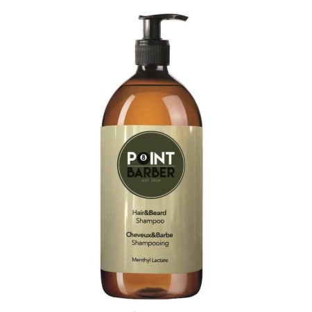 Îngrijire Barbă - Point Barber - Șampon de păr si barbă, 1000 ml - imagine principală