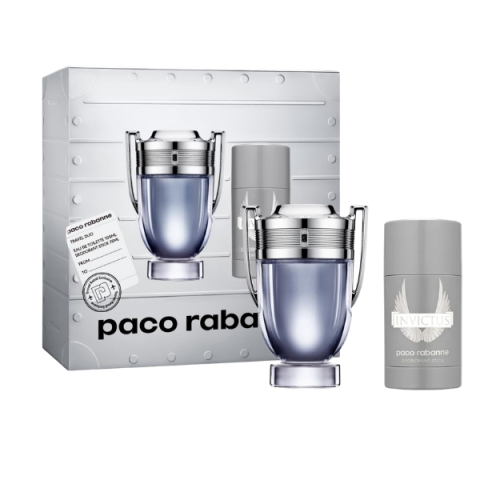 Seturi de Barbati - Rabanne Invictus Set Cadou ( Apa de toaleta 100 ml + Deodorant stick 75 ml ) Barbati - Eterna Beauty