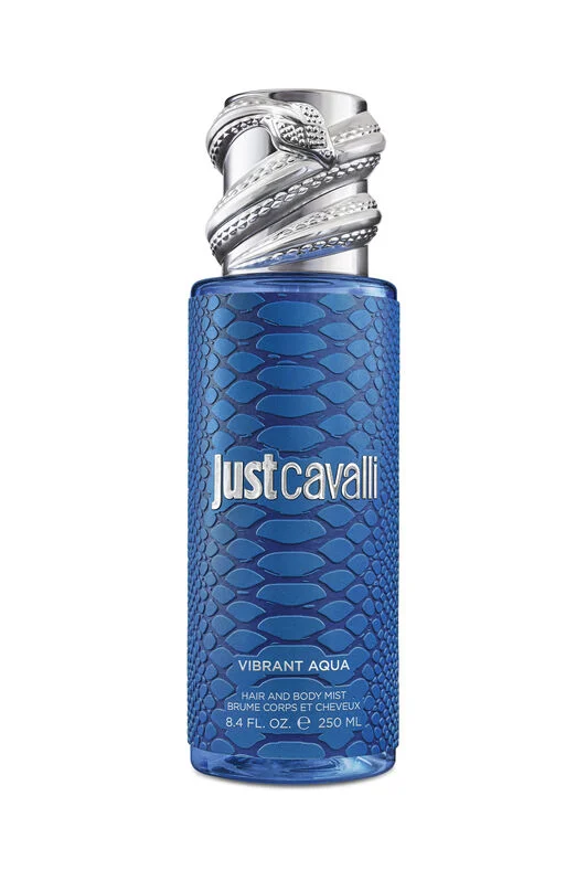 Fresh - Roberto Cavalli Just Cavalli Vibrant Aqua - Hair & Body Mist, 250 ml, Femei - Eterna Beauty