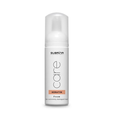 Tratament - Subrina Professional Care Keratin Foam Leavein Spuma tratament pentru Par foarte deteriorat 150 ml - Eterna Beauty