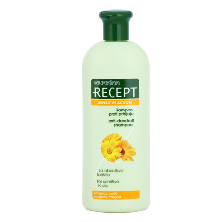 Sampon - Subrina Professional Recept Sensitive Action  Sampon pentru Scalp sensibil/par cu matreata 400ml - Eterna Beauty