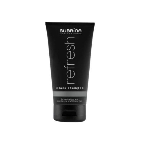 Sampon 2-in-1 - Subrina Professional Refresh Black - Sampon neutralizant pentru nuante reci 25 ml - Eterna Beauty