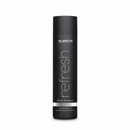 Sampon - Subrina Professional Refresh Black  Sampon neutralizant pentru nuante reci 250 ml - Eterna Beauty
