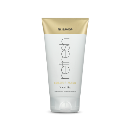 Masca - Subrina Professional Refresh Vanilla  Masca nuantatoare Galben 150 ml - Eterna Beauty