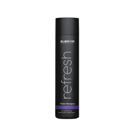 Sampon - Subrina Professional Refresh Violet - Șampon pentru neutralizarea tonurilor galbene, 250 ml