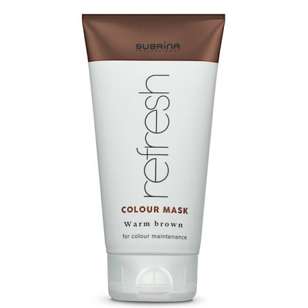 Masca - Subrina Professional Refresh Warm Brown  Masca nuantatoare Saten Cald 150 ml - Eterna Beauty