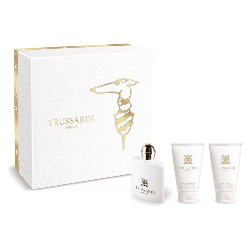 Seturi Cadou - Trussardi Donna - Set cadou (Apă de Parfum, 30 ml + Loțiune de corp, 30 ml + Gel de duș, 30 ml), Femei